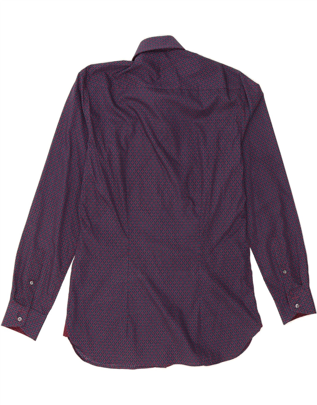 TED BAKER Mens Shirt Size 15 1/2 Medium Red Argyle/Diamond Cotton Vintage Ted Baker and Second-Hand Ted Baker from Messina Hembry 