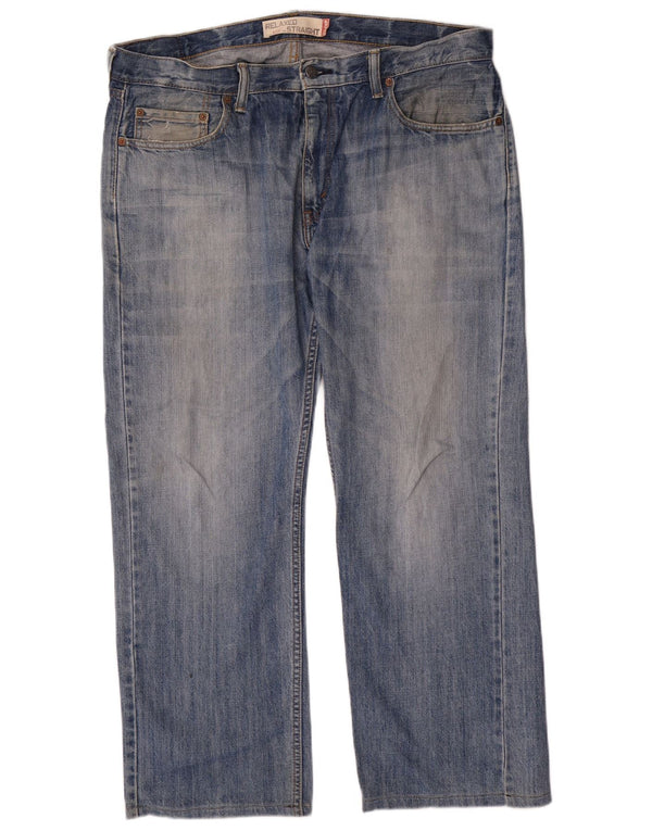 Мужские прямые джинсы свободного кроя Levi's 550 W36 L30, синий хлопок