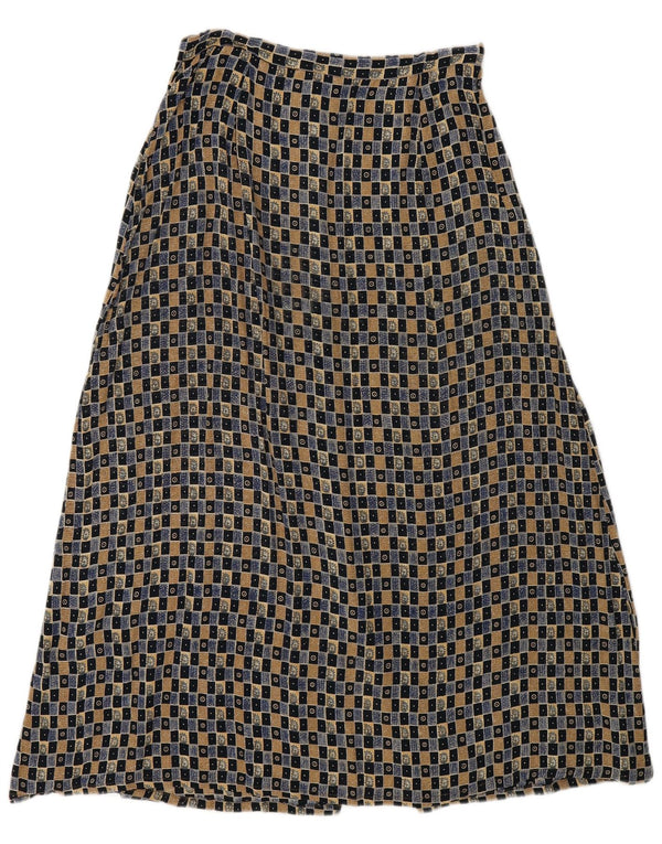 Женская макси-юбка Monsoon Petite UK 12, средняя W27, разноцветная с геометрическим узором