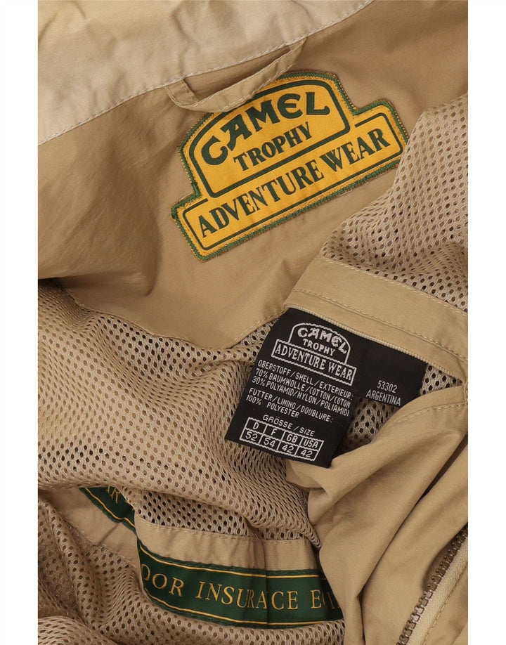 Мужская куртка Camel с капюшоном UK 42 XL Бежевый хлопок