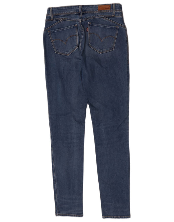 Женские джинсы скинни со средней посадкой Levi's W26 L30, синий хлопок