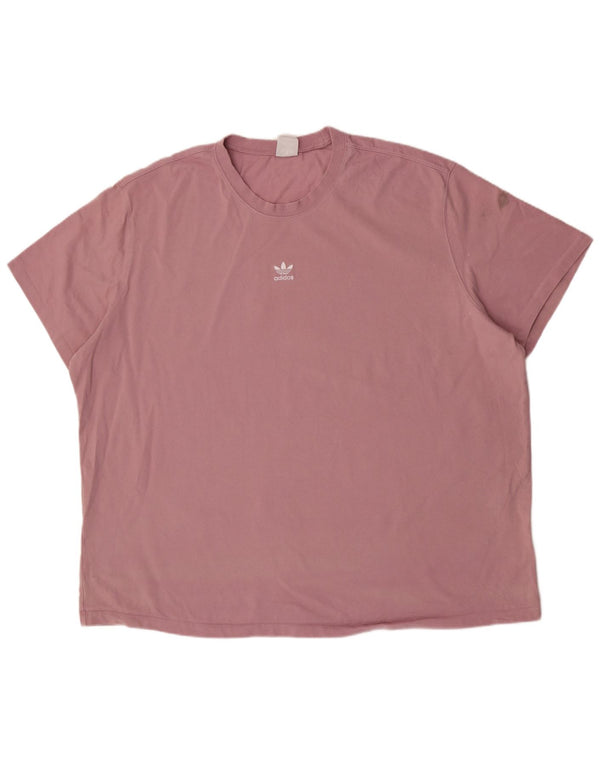 Adidas Мужская футболка Top 2XL Розовый Хлопок