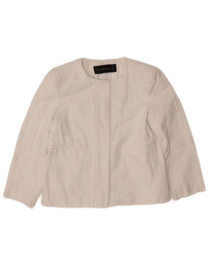 Женский пиджак ZARA UK 6 XS Белый