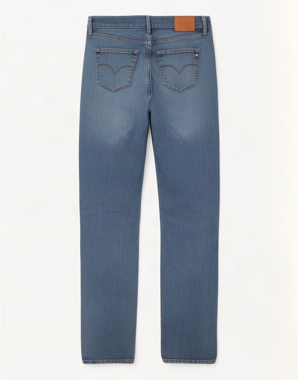 Женские прямые джинсы Levi's 314 Shaping W31 L31, синий хлопок