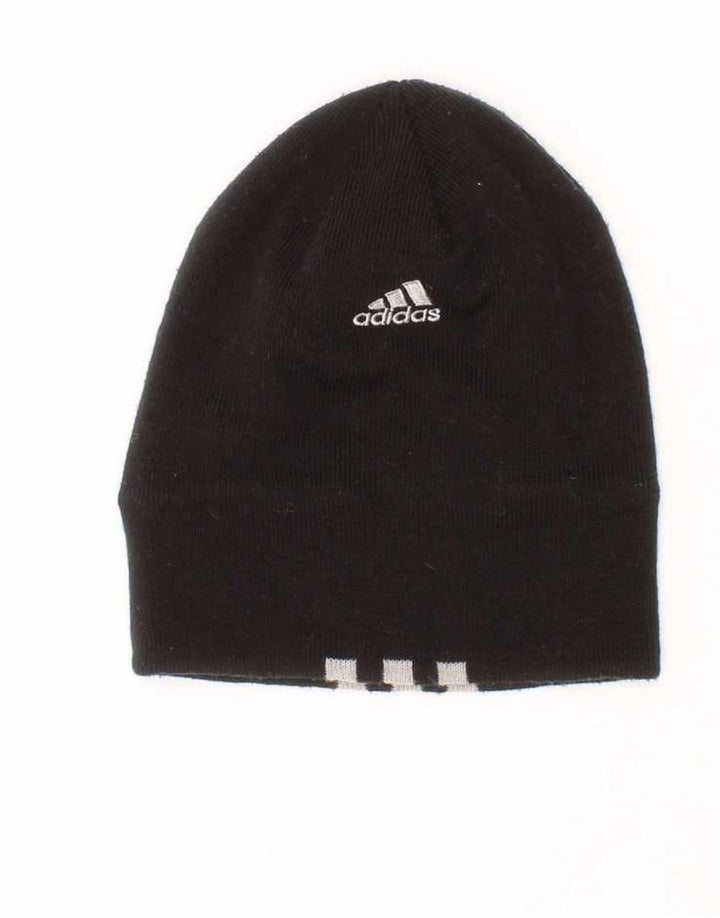 Шапка-бини Adidas для мальчиков, один размер, полиэстер в черную полоску