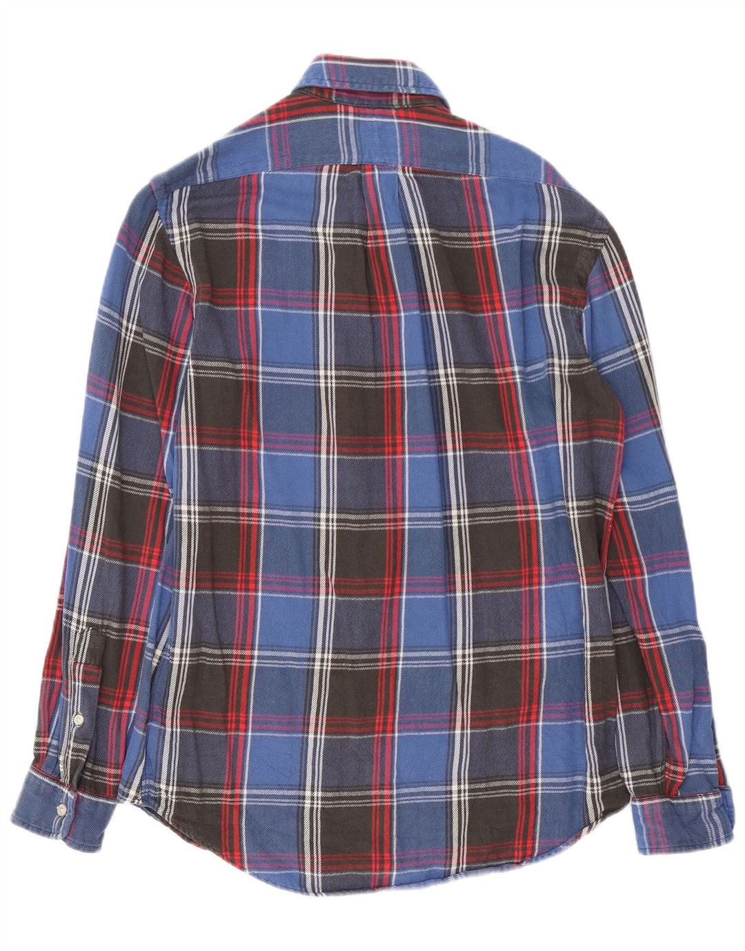 Мужская фланелевая рубашка RALPH LAUREN, маленькая синяя клетка, хлопок