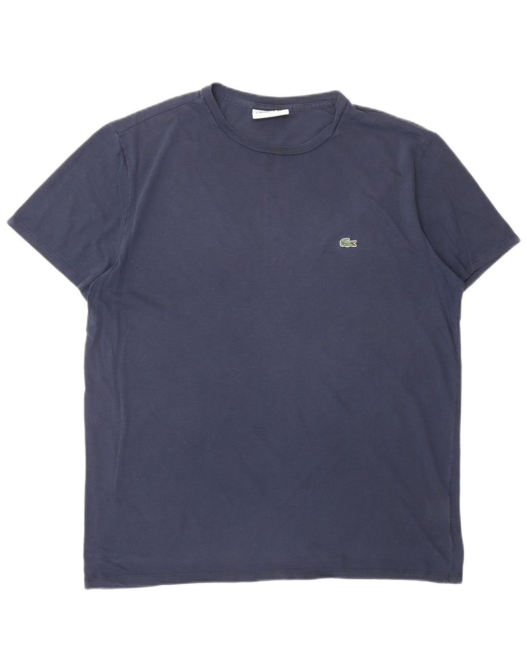 Lacoste Мужская футболка большого размера из хлопка темно-синего цвета