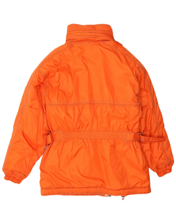 Женская лыжная куртка свободного кроя Ellesse UK 14, большой оранжевый полиамид