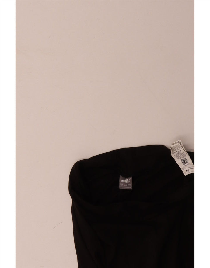 Женские леггинсы с рисунком PUMA UK 14, большие черные хлопковые