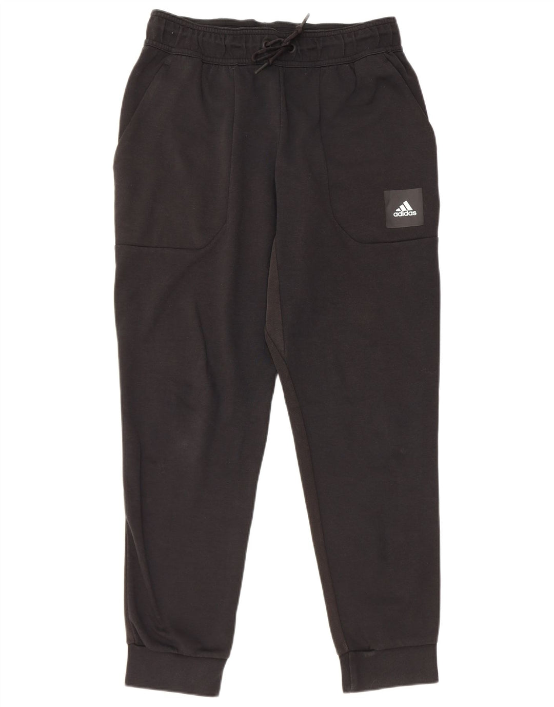 Мужские спортивные брюки Adidas Joggers среднего черного цвета из хлопка