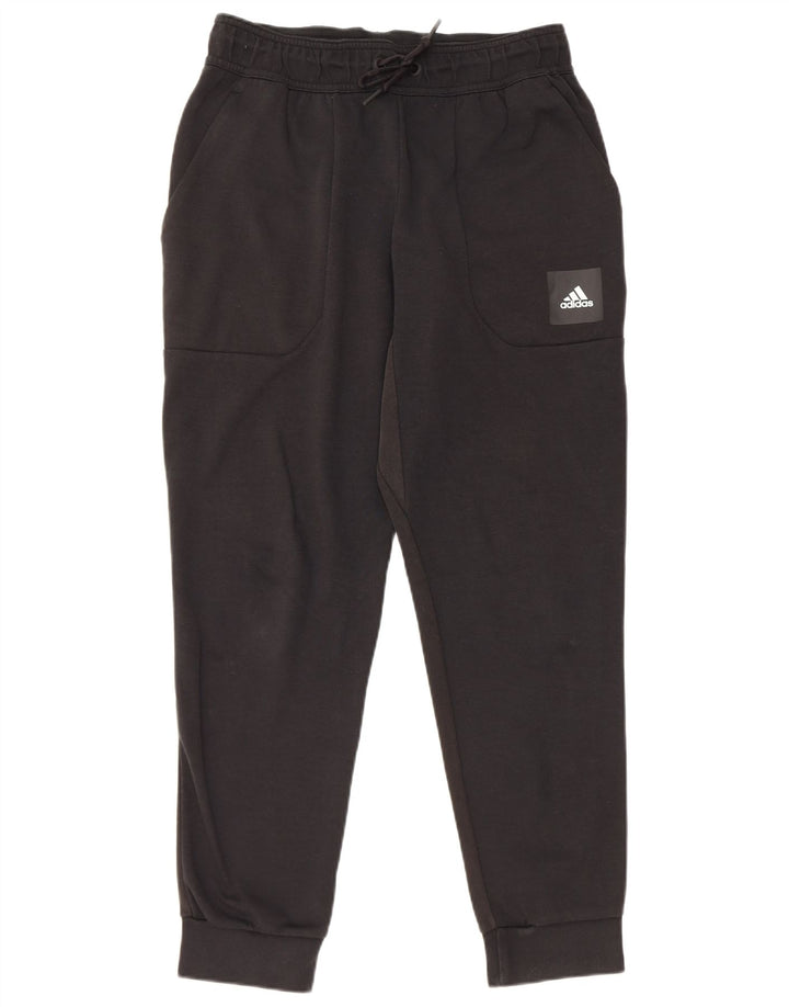 Мужские спортивные брюки Adidas Joggers среднего черного цвета из хлопка