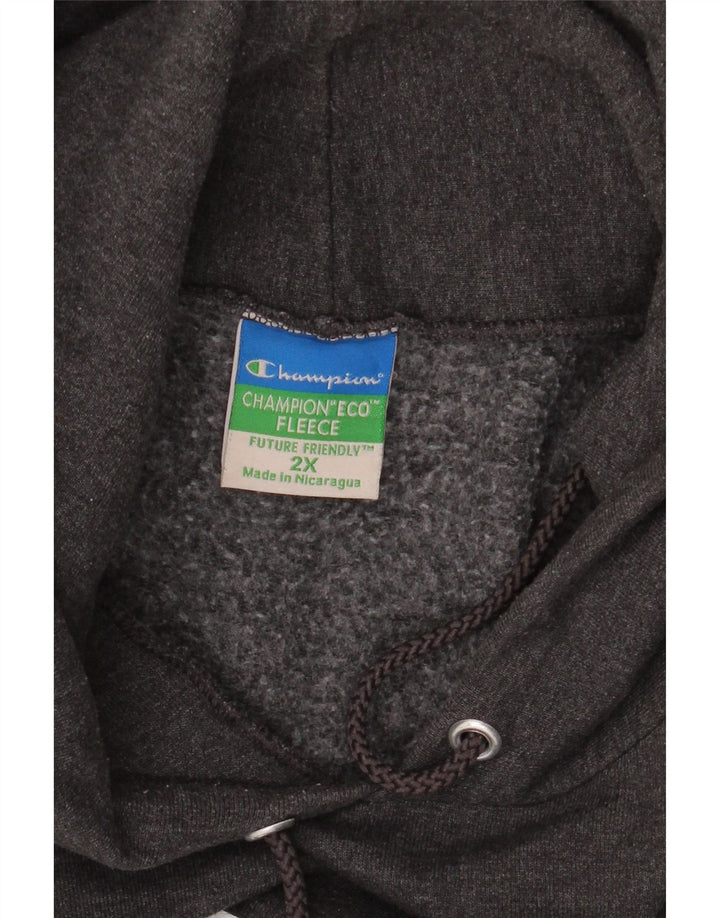 Мужской джемпер с капюшоном CHAMPION Columbia с рисунком 2XL, серый