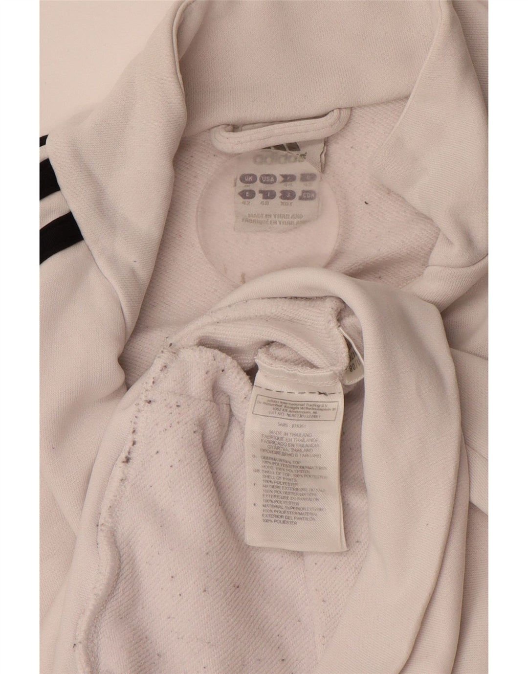 Женская спортивная куртка ADIDAS UK 16, большой белый полиэстер