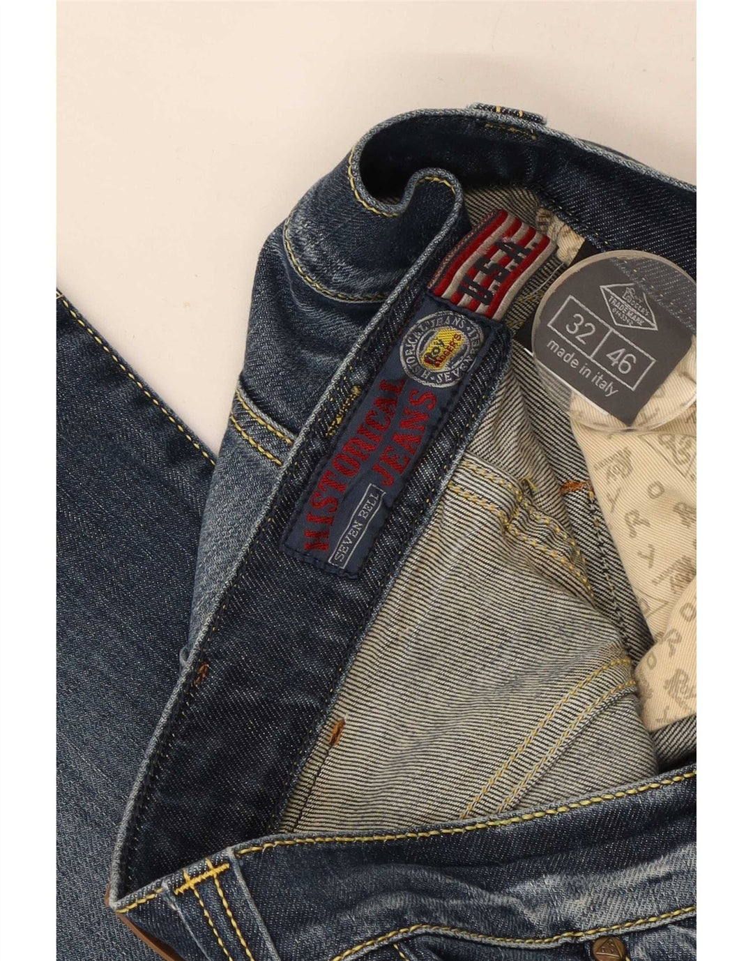 Мужские прямые джинсы Roy Rogers W32 L28, синий хлопок
