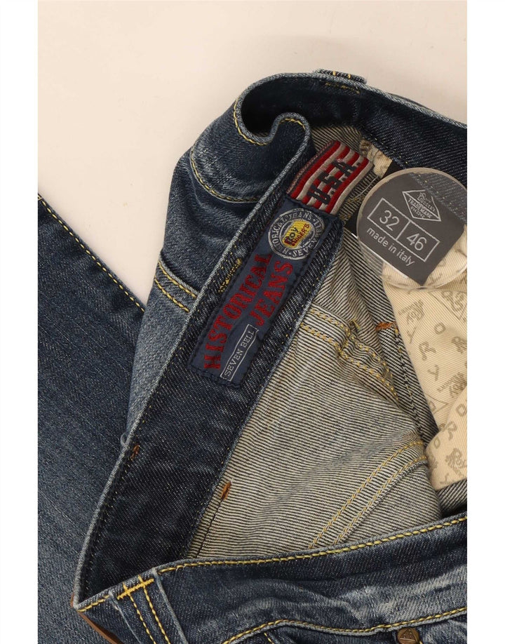 Мужские прямые джинсы Roy Rogers W32 L28, синий хлопок