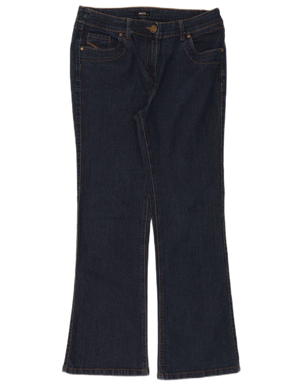 Женские джинсы Bootcut M&Co UK 14, большие W34 L30, темно-синие, хлопок