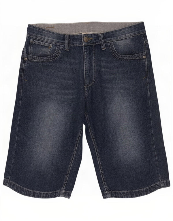 Мужские джинсовые шорты Zara EU 42 Large W32 Темно-синие