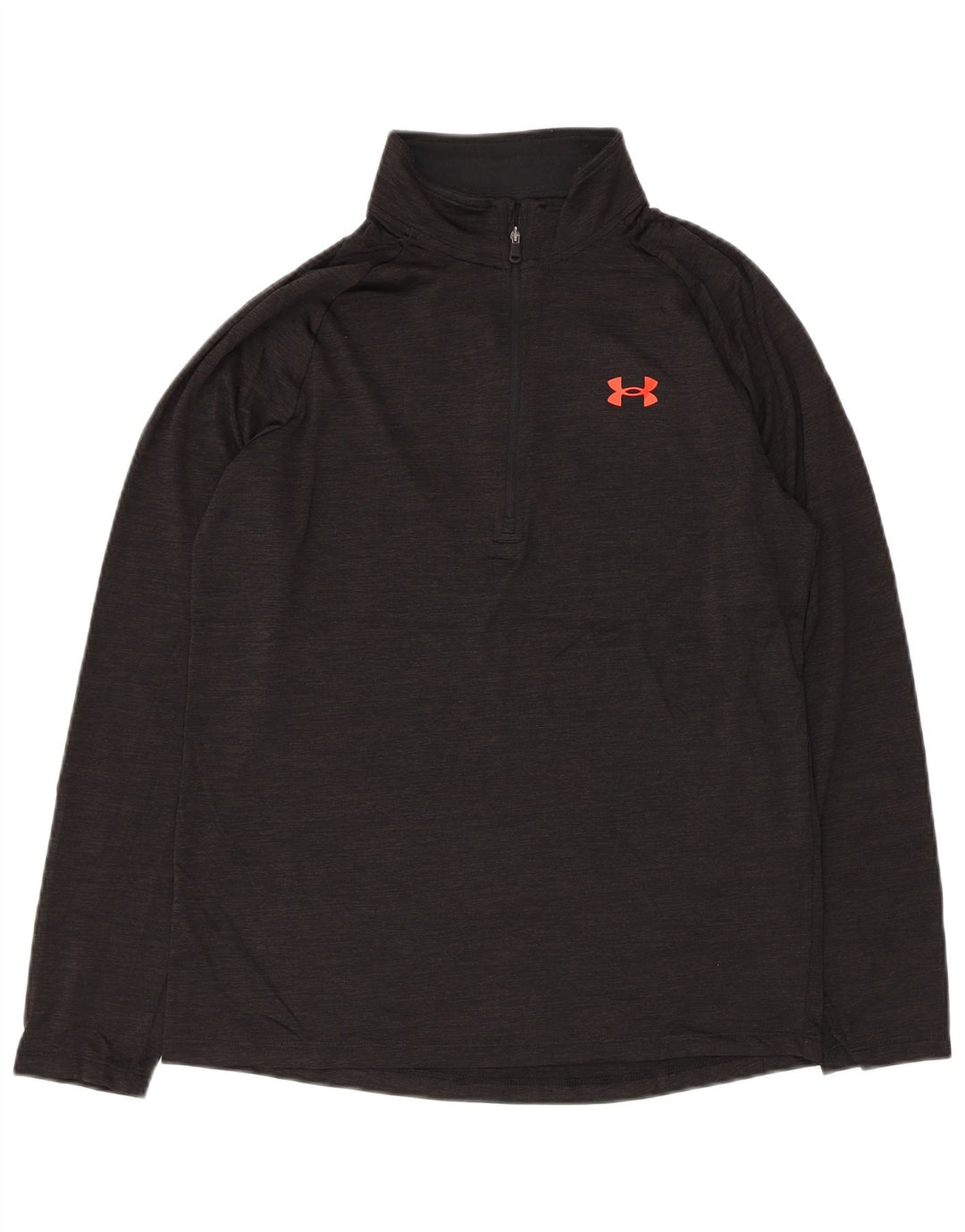 Мужской пуловер с воротником на молнии Under Armour, маленький черный спортивный костюм