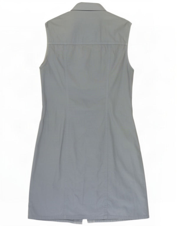 Colmar Womens Sleeveless Shirt Dress IT 46 Large Blue Cotton