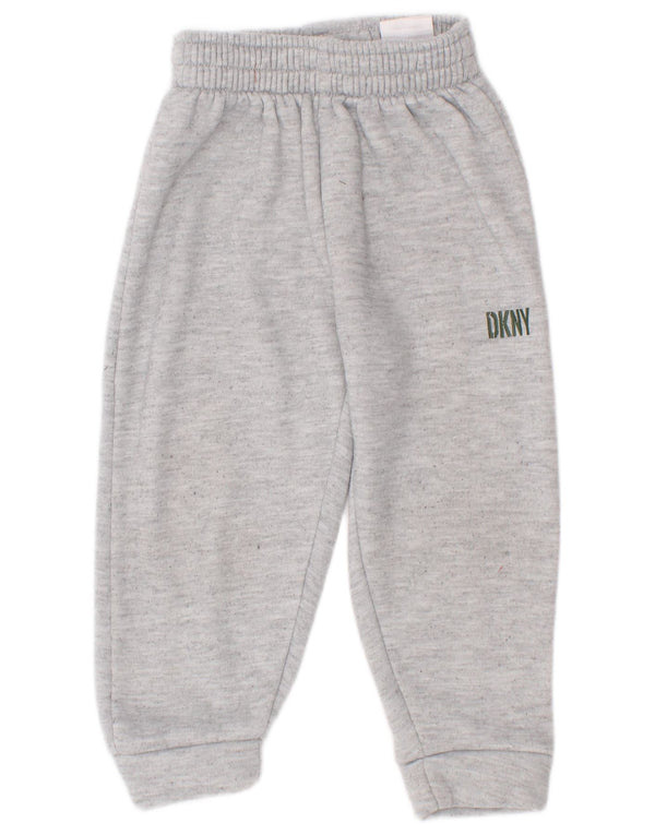 Спортивные брюки для джоггеров Dkny для мальчиков 18–24 месяцев, серые в крапинку