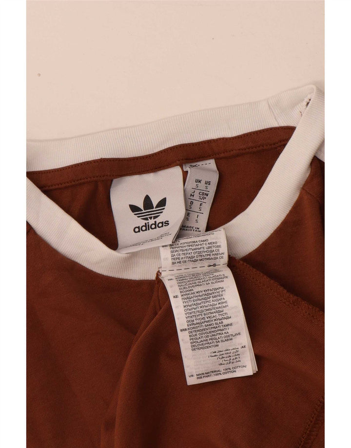 Мужская футболка Adidas Top Small Brown Cotton