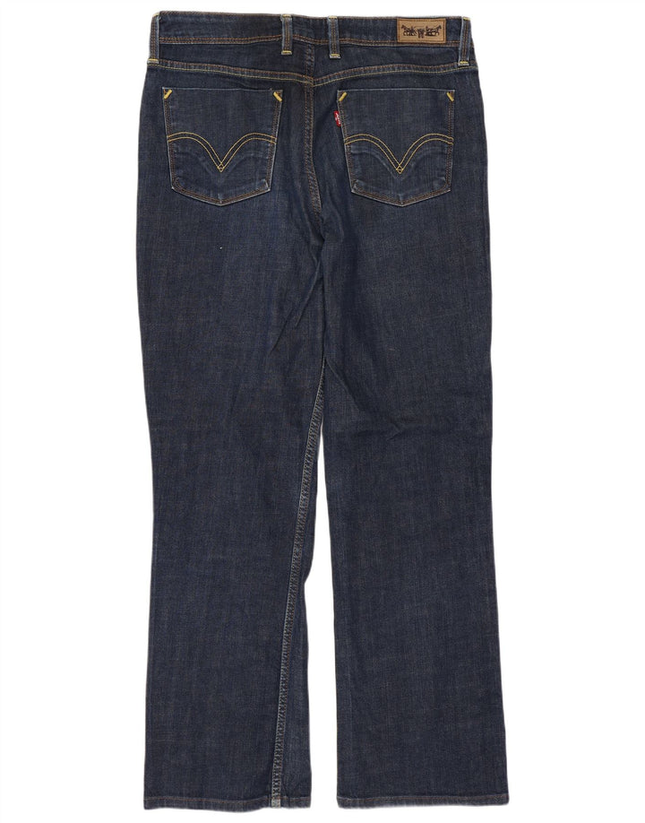 Женские прямые джинсы LEVI'S 627 W33 L29 Темно-синие, хлопок