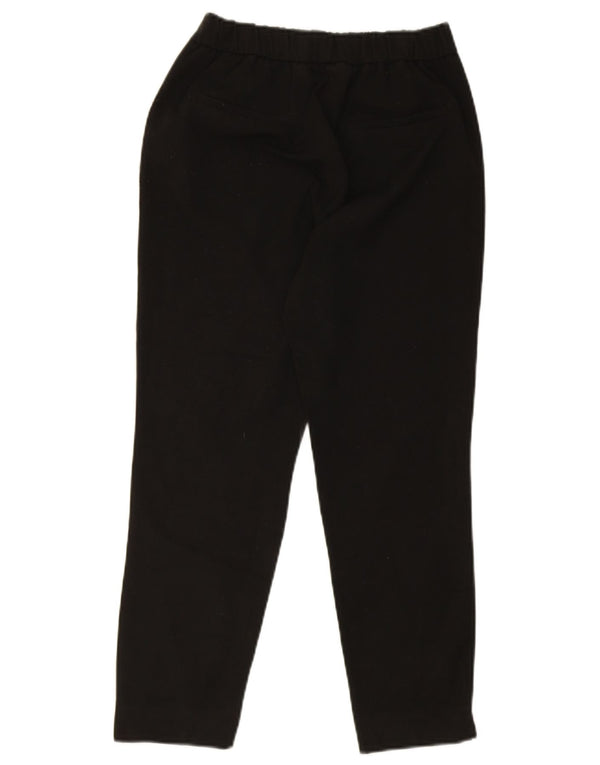 Женские узкие укороченные брюки Zara, маленькие W26 L24, черные