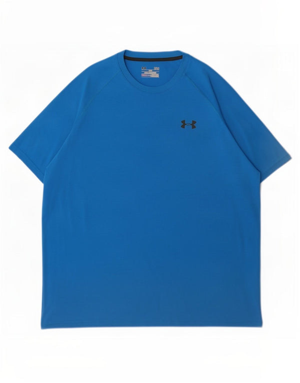 Мужская футболка Heat Gear Top Under Armour, большая синяя