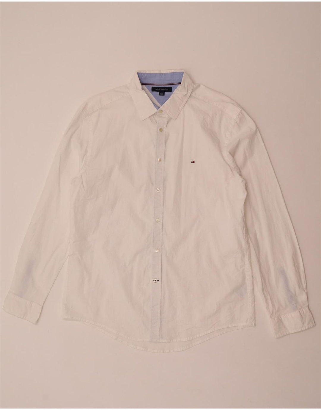 Мужская рубашка Tommy Hilfiger XL, белый хлопок