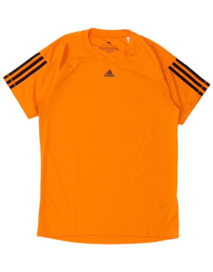 Мужская футболка Adidas Climalite, маленький оранжевый полиэстер