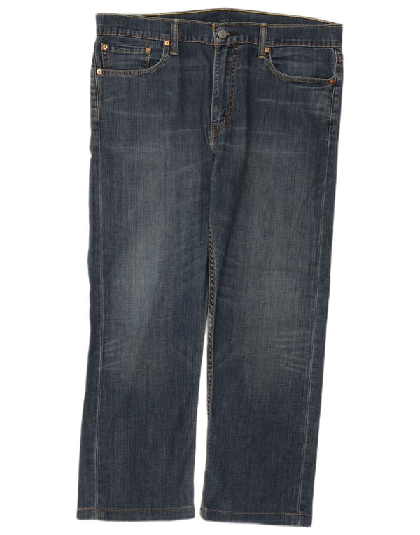 Мужские прямые джинсы Levi's 504 W36 L27 синие, хлопок