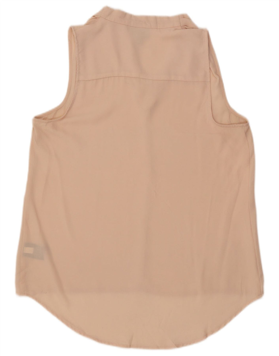 Женская удлиненная блузка без рукавов Mossimo, топ UK 14, средний розовый полиэстер