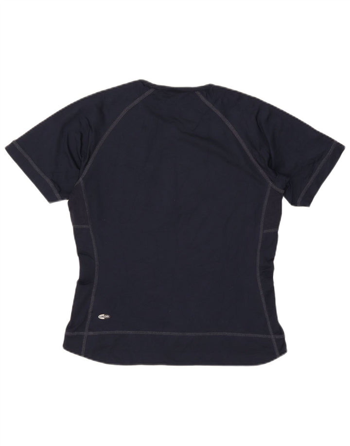 Женская футболка Adidas Climacool Top UK 12 Medium Navy Blue Nylon