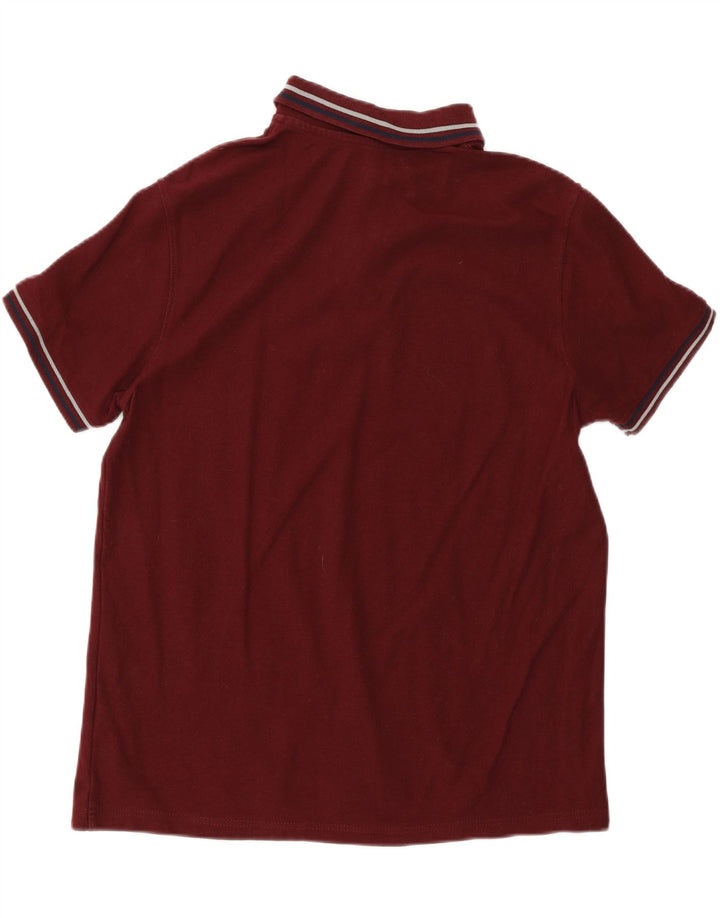LOTTO Mens Polo Shirt Large Burgundy Vintage Lotto and Second-Hand Lotto from Messina Hembry 