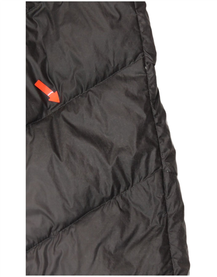 Женское стеганое пальто с капюшоном MICHAEL KORS UK 18 XL, серый нейлон