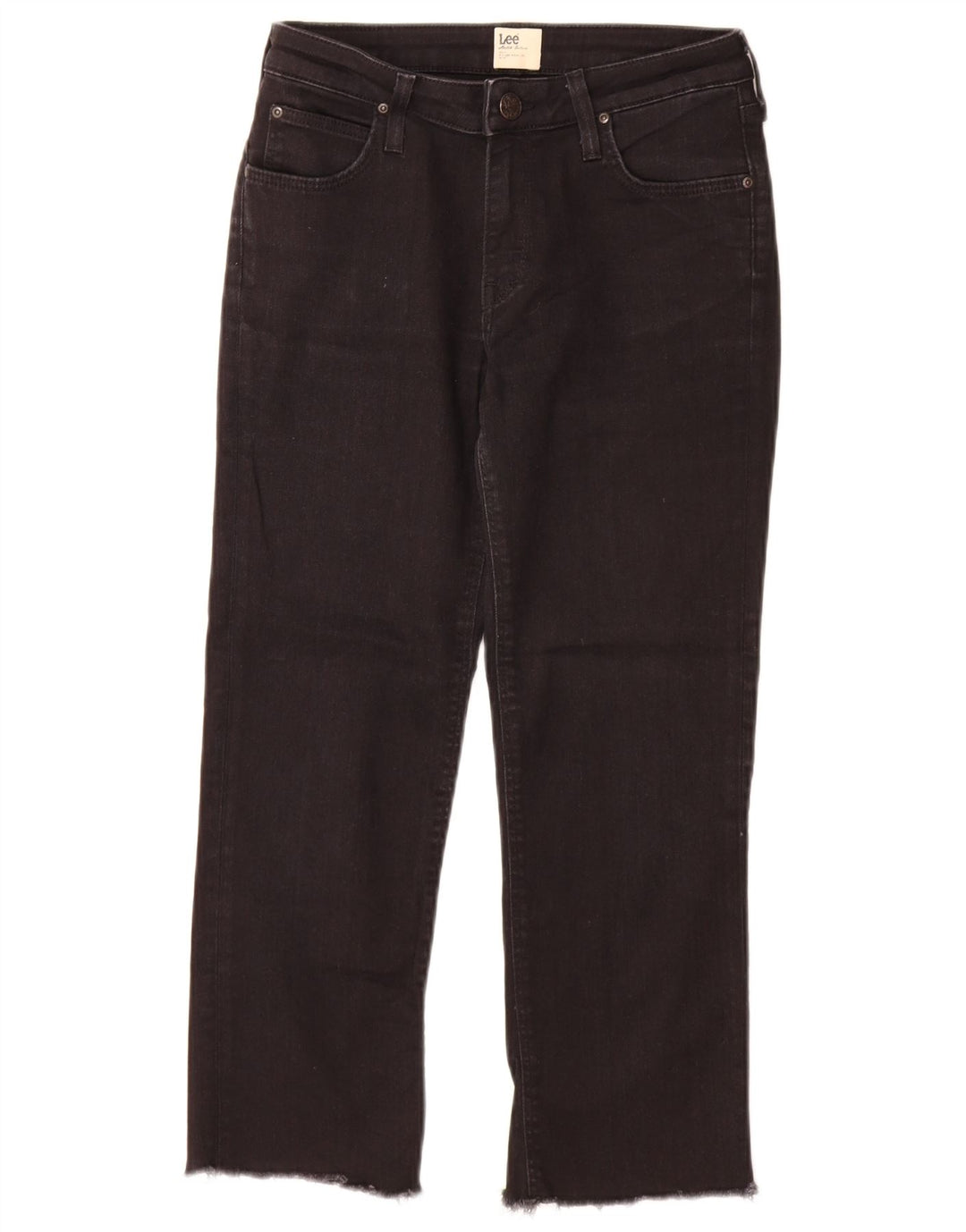 Женские прямые джинсы Lee Marion W27 L25, черный хлопок