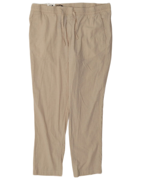 Jack & Jones Мужские брюки-чиносы-морковки XL W38 L30 Бежевые хлопковые