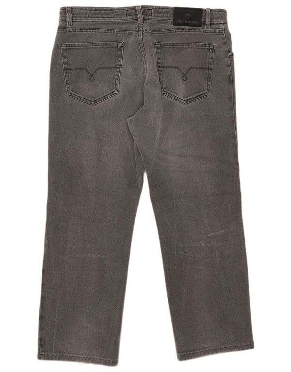 Мужские прямые джинсы Pierre Cardin W38 L27 серые, хлопок