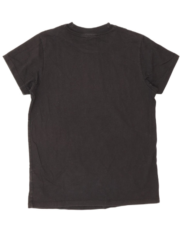 Женская футболка оверсайз с рисунком Adidas Top UK 6 XS, черный хлопок