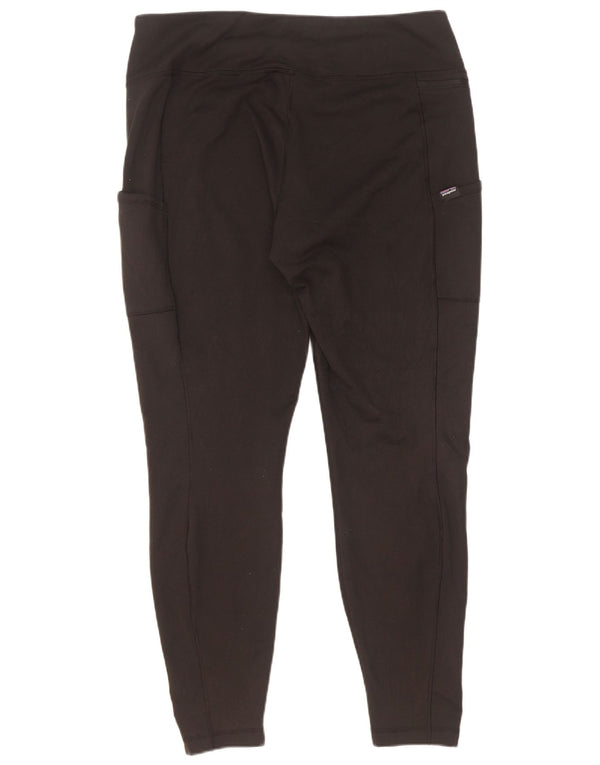 Patagonia Womens Leggings UK 18 XL Black Polyester