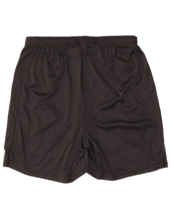 Kappa Mens Graphic Sport Shorts Medium Black Polyester