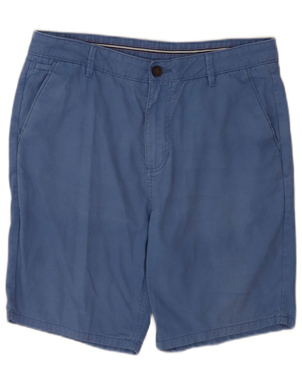 Crew Clothing Мужские шорты чинос W34, большие синие хлопковые