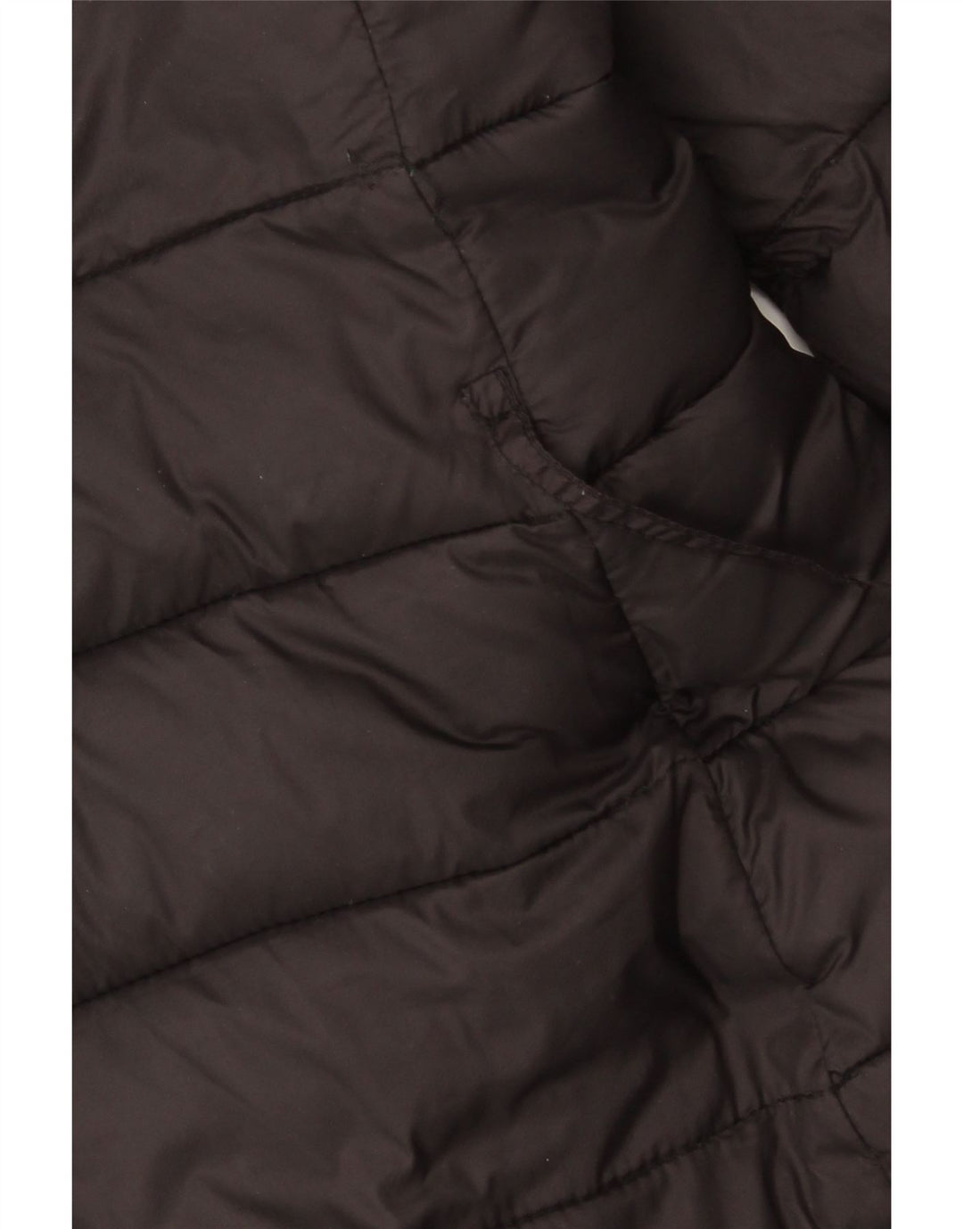 Женское длинное стеганое пальто с капюшоном Hobbs UK 10, маленькое черное нейлоновое пальто