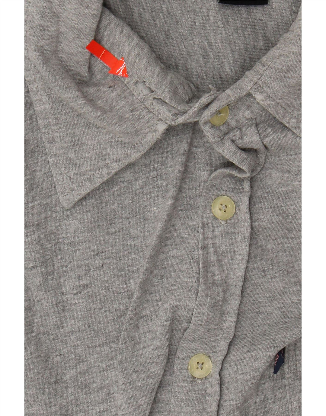 POLO RALPH LAUREN Mens Shirt Large Grey Cotton Vintage Polo Ralph Lauren and Second-Hand Polo Ralph Lauren from Messina Hembry 