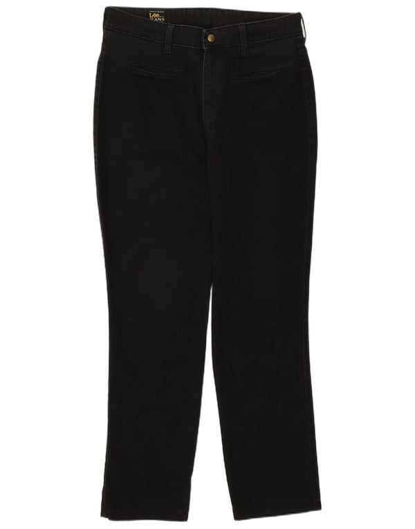 Женские прямые джинсы Lee W34 L28, черный хлопок