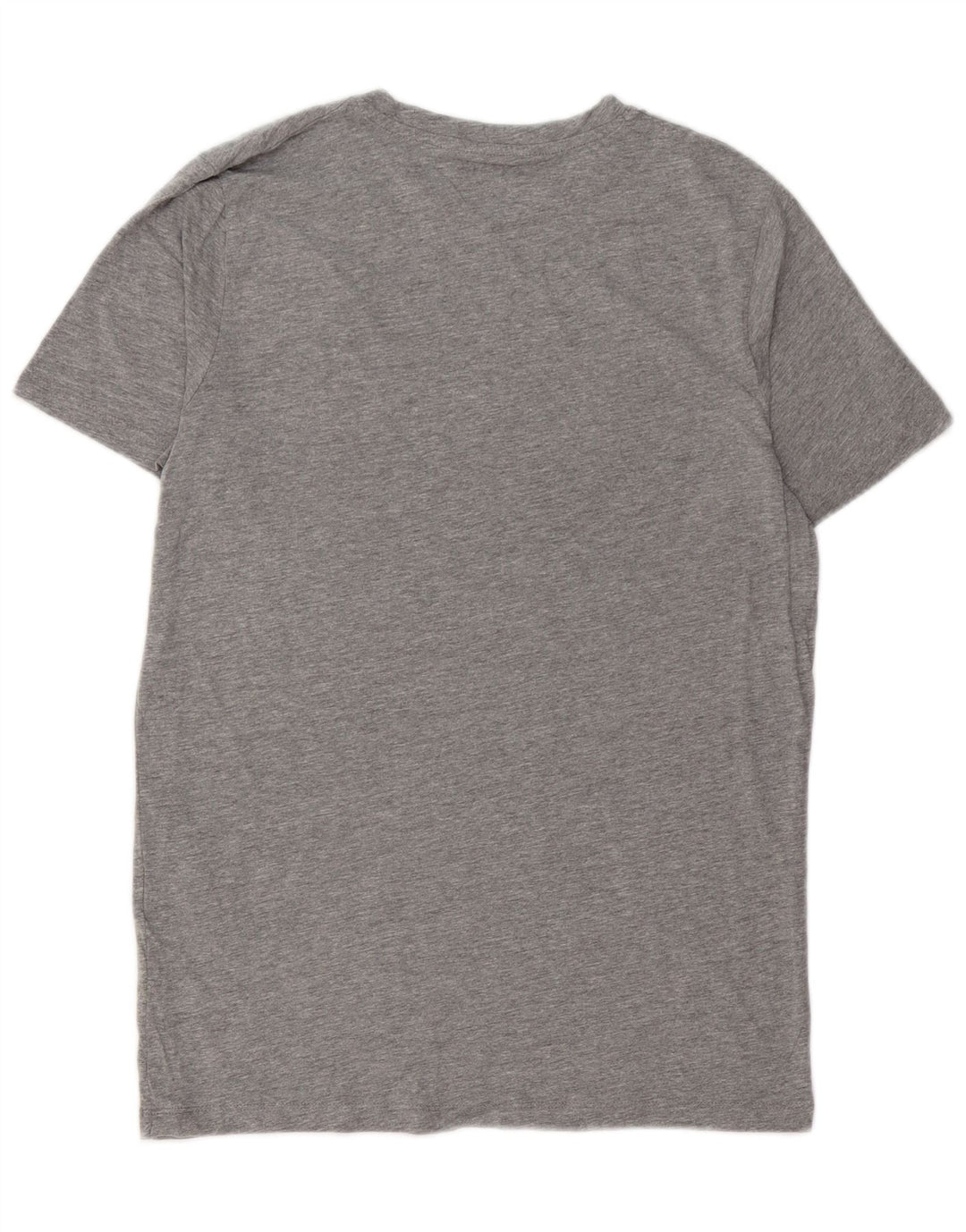 Мужская футболка с рисунком JACK & JONES, хлопковый топ среднего серого цвета