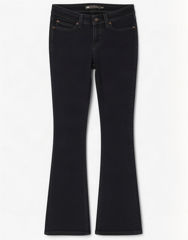 Женские джинсы Levi's Bootcut Demi Curve, США 9, средний размер W29 L32, темно-синий хлопок,