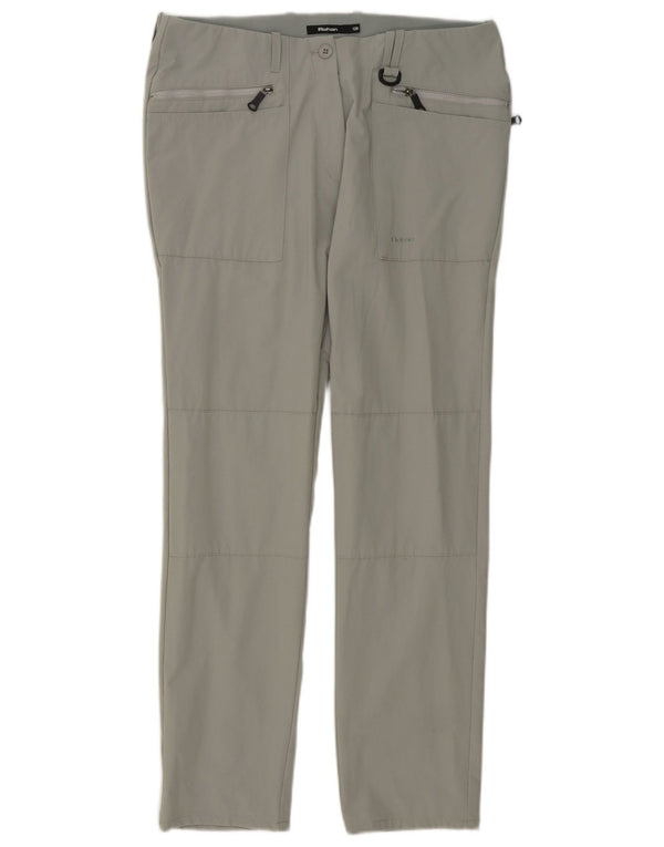 Женские узкие брюки карго Rohan UK 12 Medium W32 L30 Серый полиамид