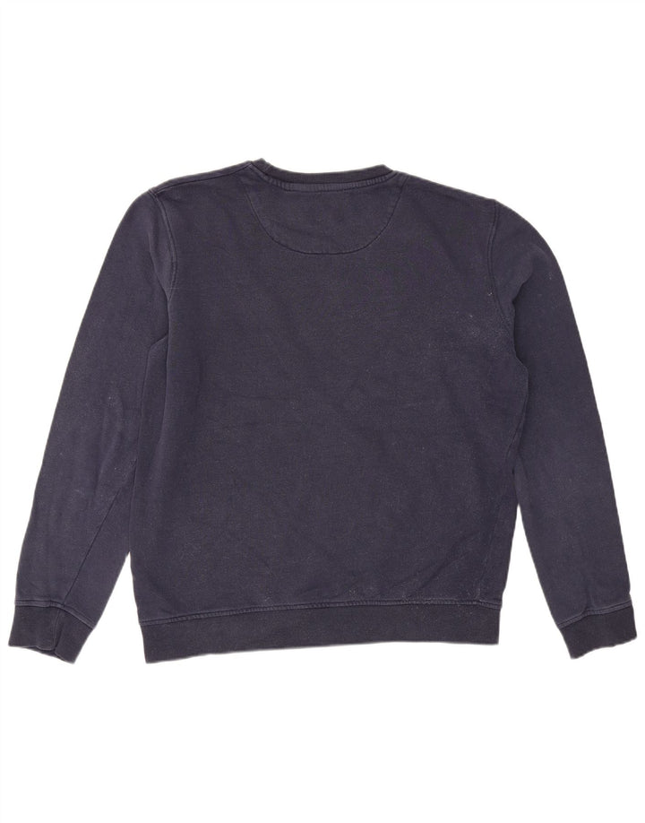 Мужской свитшот с рисунком Lyle & Scott, средний темно-синий, с цветными блоками