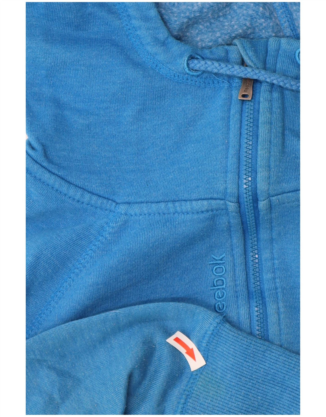 Женский свитер с капюшоном на молнии Reebok UK 10, маленький синий